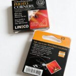 LINECO - Transparent self-adhesive polypropylene mounting corners - acid-free, archival