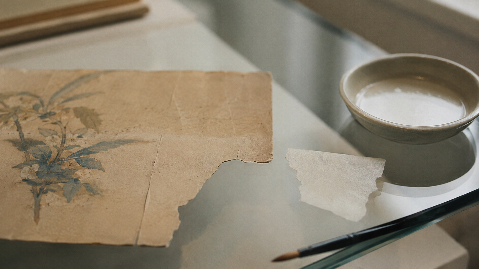 Paper filling techniques – advanced conservation methods